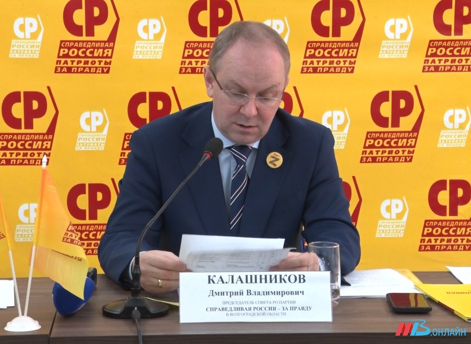 В Волгограде переизбрали председателя Совета реготделения партии «Справедливая Россия - за правду»